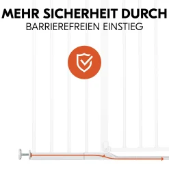 hauck Set Clear Step Autoclose 2 mit 21 cm Verlängerung White* Tür- & Treppenschutzgitter