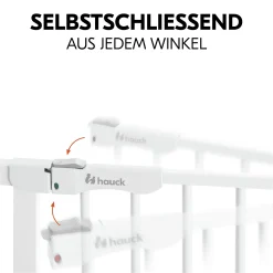 hauck Set Clear Step Autoclose 2 mit 21 cm Verlängerung White* Tür- & Treppenschutzgitter