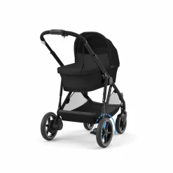 cybex PLATINUM Set e-Gazelle S Moon Black mit Wanne*Kinder Kombi-Kinderwagen