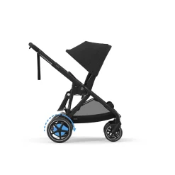 cybex PLATINUM Set e-Gazelle S Moon Black mit Wanne*Kinder Kombi-Kinderwagen