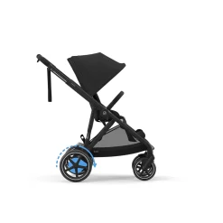 cybex PLATINUM Set e-Gazelle S Moon Black mit Wanne*Kinder Kombi-Kinderwagen