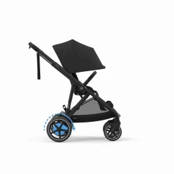 cybex PLATINUM Set e-Gazelle S Moon Black mit Wanne*Kinder Kombi-Kinderwagen