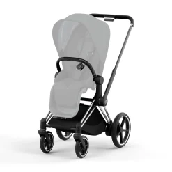cybex PLATINUM Set e-Priam Rahmen Matt Black mit Wanne Lux und Sitzpaket Sepia Black*Kinder Kinderwagen Komplettsets|Kombi-Kinderwagen
