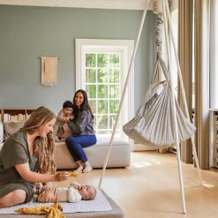 MEMBANTU Set Federwiege Premium mit Ständer und Motor* Babybetten