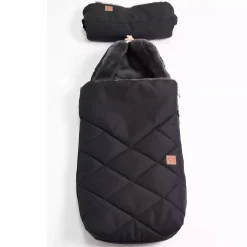KAISER Set Fußsack und Handmuff Black*Kinder Kinderwagen Zubehör