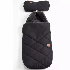 KAISER Set Fußsack und Handmuff Black*Kinder Kinderwagen Zubehör