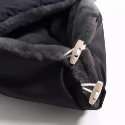 KAISER Set Fußsack und Handmuff Black*Kinder Kinderwagen Zubehör