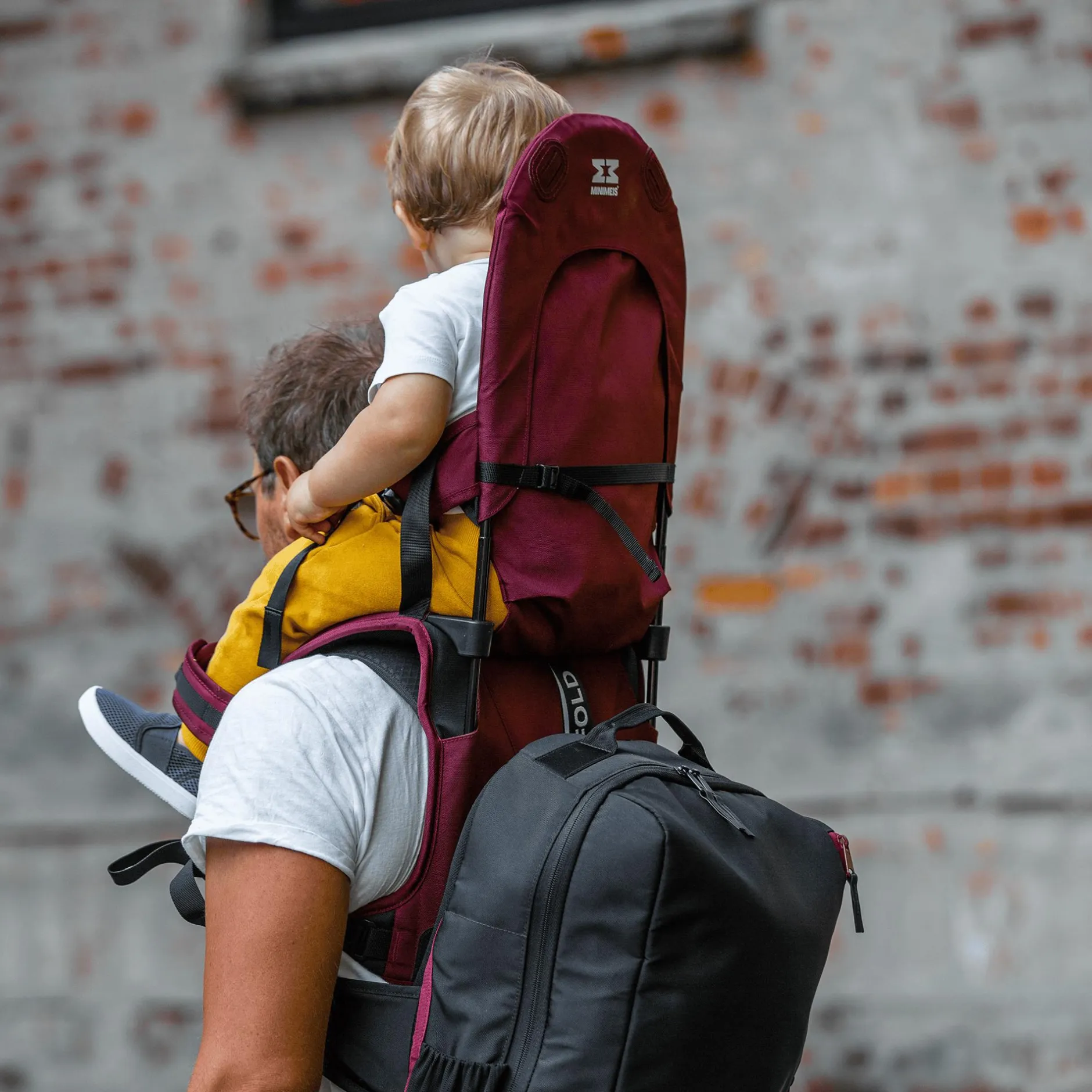 MINIMEIS Set G4 Schultertrage mit Rucksack* Kraxen & Schultertragen