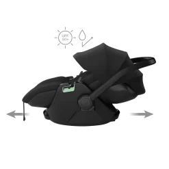 THULE Set Maple Black mit Alfi Basisstation*Kinder Isofix Stationen|Babyschalen 0-13 Kg, Gruppe 0+