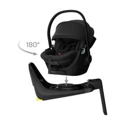 THULE Set Maple Black mit Alfi Basisstation*Kinder Isofix Stationen|Babyschalen 0-13 Kg, Gruppe 0+