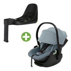 THULE Set Maple Mid Blue mit Alfi Basisstation*Kinder Isofix Stationen|Babyschalen 0-13 Kg, Gruppe 0+