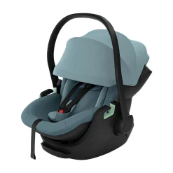 THULE Set Maple Mid Blue mit Alfi Basisstation*Kinder Isofix Stationen|Babyschalen 0-13 Kg, Gruppe 0+