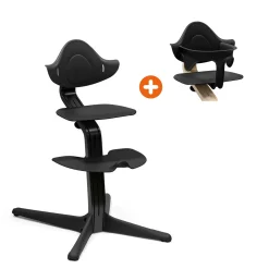 STOKKE Set Nomi® Stuhl Black mit Baby Set* Treppenhochstühle