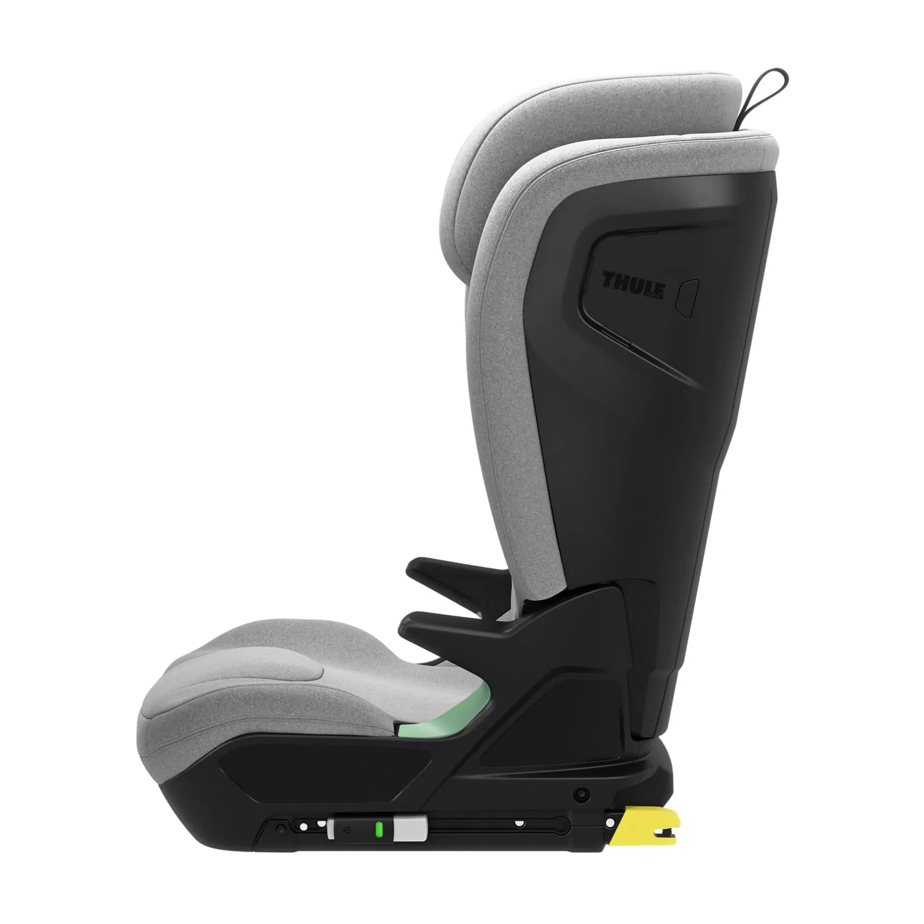 THULE Set Palm mit Fußstütze Mid Grey*Kinder Kindersitze 15-36 Kg, Gruppe 2/3|Kindersitze Isofix
