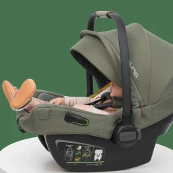 nuna Set PIPA next i-Size Pine mit BASE next*Kinder Babyschalen 0-13 Kg, Gruppe 0+