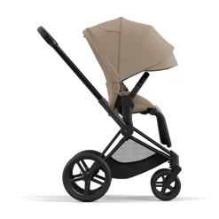 cybex PLATINUM Set Priam Rahmen Chrome Black mit Wanne Lux und Sitzpaket Cozy*Kinder Kinderwagen Zubehör|Kombi-Kinderwagen
