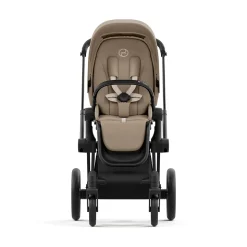 cybex PLATINUM Set Priam Rahmen Chrome Black mit Wanne Lux und Sitzpaket Cozy*Kinder Kinderwagen Zubehör|Kombi-Kinderwagen
