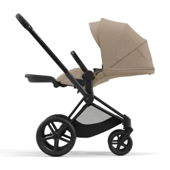 cybex PLATINUM Set Priam Rahmen Chrome Black mit Wanne Lux und Sitzpaket Cozy*Kinder Kinderwagen Zubehör|Kombi-Kinderwagen