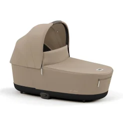 cybex PLATINUM Set Priam Rahmen Chrome Black mit Wanne Lux und Sitzpaket Cozy*Kinder Kinderwagen Zubehör|Kombi-Kinderwagen