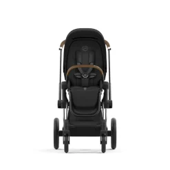 cybex PLATINUM Set Priam Rahmen Matt Black mit Wanne Lux und Sitzpaket Sepia Black*Kinder Kinderwagen Zubehör|Kombi-Kinderwagen