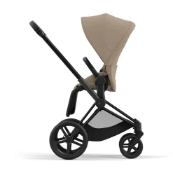 cybex PLATINUM Set Priam Rahmen Matt Black mit Wanne Lux und Sitzpaket Cozy*Kinder Kinderwagen Zubehör|Kombi-Kinderwagen