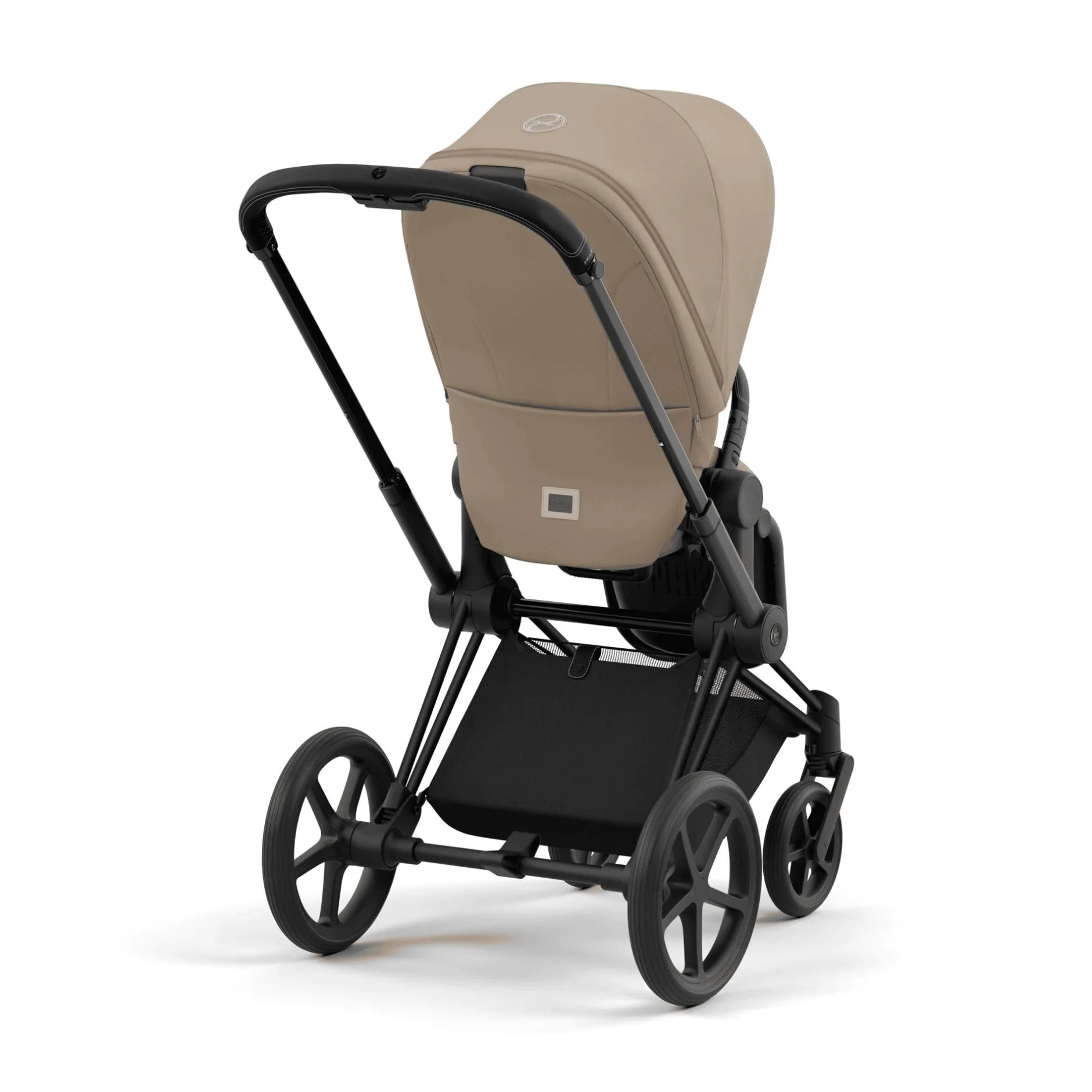 cybex PLATINUM Set Priam Rahmen Matt Black mit Wanne Lux und Sitzpaket Cozy*Kinder Kinderwagen Zubehör|Kombi-Kinderwagen