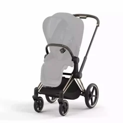 cybex PLATINUM Set Priam Rahmen Rosegold  mit Wanne Lux und Sitzpaket Sepia Black*Kinder Kombi-Kinderwagen|Kinderwagen Zubehör