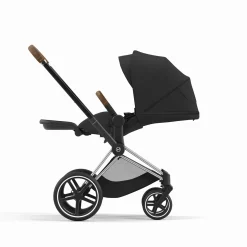 cybex PLATINUM Set Priam Rahmen Rosegold  mit Wanne Lux und Sitzpaket Sepia Black*Kinder Kombi-Kinderwagen|Kinderwagen Zubehör