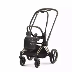 cybex PLATINUM Set Priam Rahmen Rosegold  mit Wanne Lux und Sitzpaket Sepia Black*Kinder Kombi-Kinderwagen|Kinderwagen Zubehör