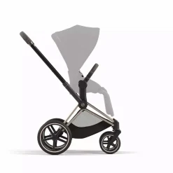 cybex PLATINUM Set Priam Rahmen Rosegold  mit Wanne Lux und Sitzpaket Sepia Black*Kinder Kombi-Kinderwagen|Kinderwagen Zubehör