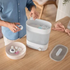 PHILIPS AVENT Set Sterilisator Premium SC 293/00 mit Flaschen Starter-Set SCD837/12* Vaporisatoren|Flaschen & Sauger