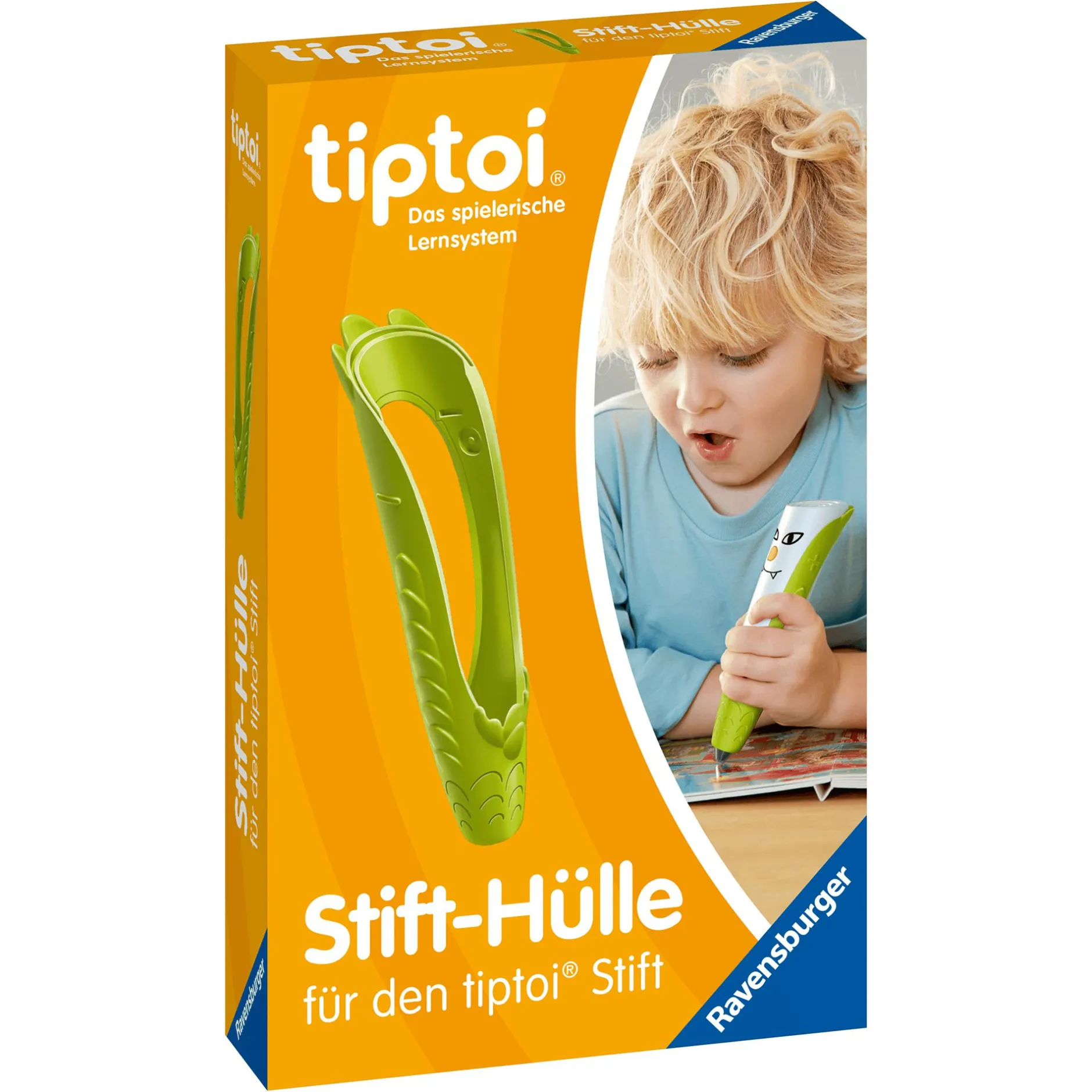 Ravensburger Set tiptoi® Starter-Set: Stift + Buch Kindergarten mit tiptoi® Stift-Hülle*Kinder Kinderbücher|Spielzeug Ab 3 Jahren