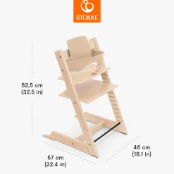 STOKKE Set Tripp Trapp® Natural mit Baby Set* Treppenhochstühle