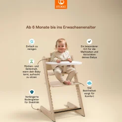STOKKE Set Tripp Trapp® Natural mit Baby Set und Tablett* Treppenhochstühle