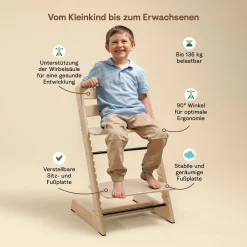 STOKKE Set Tripp Trapp® Natural mit Baby Set und Tablett* Treppenhochstühle