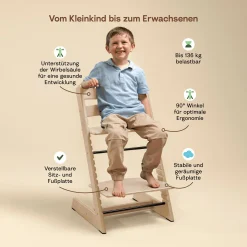 STOKKE Set Tripp Trapp® Schwarz mit Baby Set* Treppenhochstühle