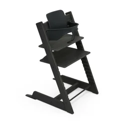 STOKKE Set Tripp Trapp® Schwarz mit Baby Set* Treppenhochstühle