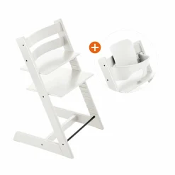 STOKKE Set Tripp Trapp® Weiß mit Baby Set²* Treppenhochstühle
