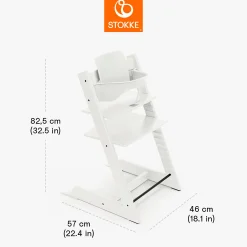 STOKKE Set Tripp Trapp® Weiß mit Baby Set²* Treppenhochstühle