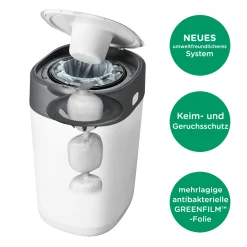tommee tippee Set Twist & Click Windeleimer mit 7 Nachfüllkassetten* Windeleimer