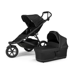 THULE Set Urban Glide 3 Black on Black mit Wanne*Kinder Kombi-Kinderwagen