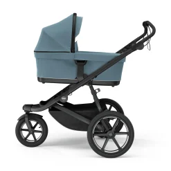 THULE Set Urban Glide 3 Mid Blue mit Wanne*Kinder Kombi-Kinderwagen