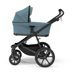 THULE Set Urban Glide 4-wheel Mid Blue mit Wanne*Kinder Kombi-Kinderwagen