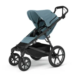 THULE Set Urban Glide 4-wheel Mid Blue mit Wanne*Kinder Kombi-Kinderwagen