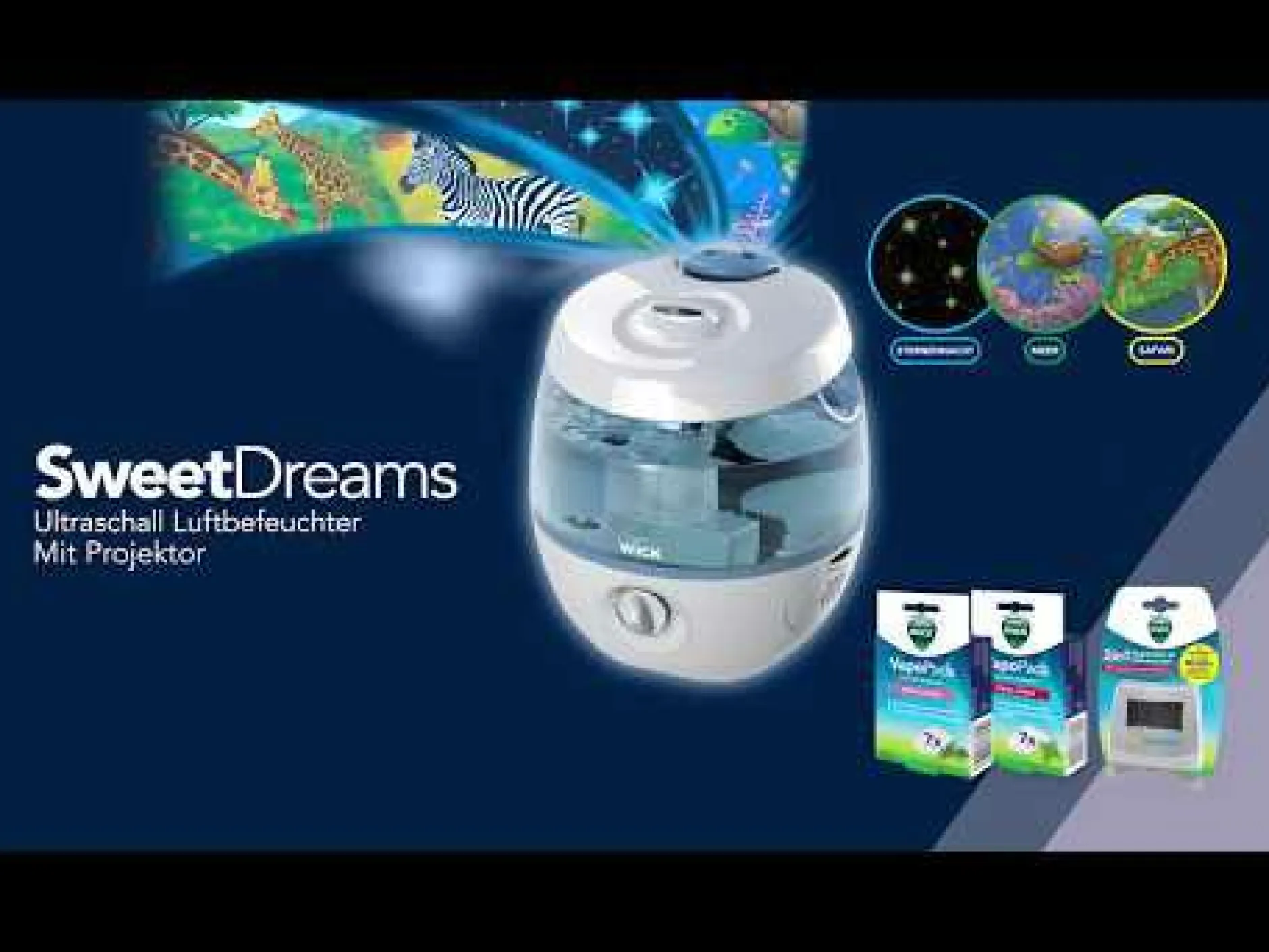WICK Set SweetDreams 2in1 Luftbefeuchter mit Starter Kit* Luftbefeuchter