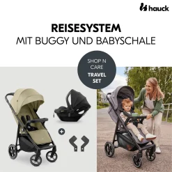 hauck Shop N Care Travel Set Olive*Kinder Buggys