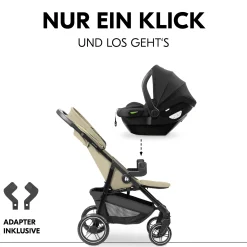 hauck Shop N Care Travel Set Olive*Kinder Buggys