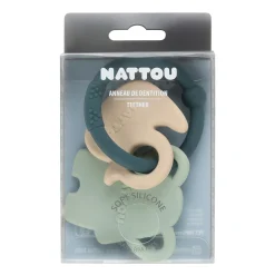 Nattou Silikon Beißring* Zahnungshilfen|Rasseln & Greiflinge