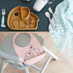 done by deer Silikon Lätzchen Deer Friends Puder* Lätzchen|Lätzchen