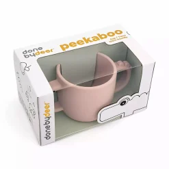 done by deer Silikon-Becher Peekaboo Croco Rosa* Flaschen & Sauger